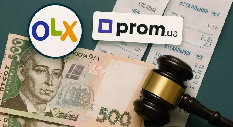 Штрафи для продавців OLX та Prom: кого це стосується